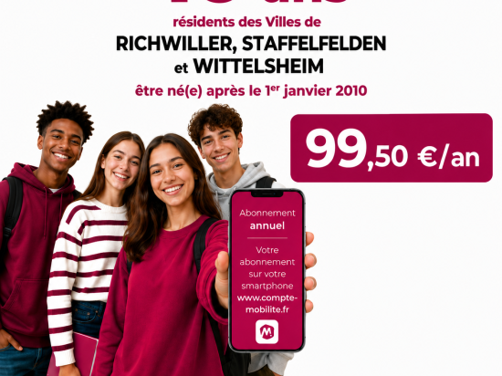 Annuel - 16 ans : Richwiller, Staffelfelden, Wittelsheim