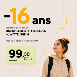 Annuel - 16 ans : Richwiller, Staffelfelden, Wittelsheim