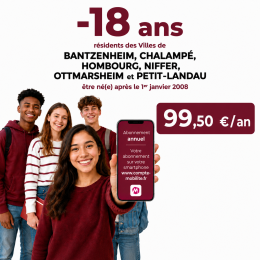Annuel -18 ans : Bantzenheim, Chalampé, Ottmarsheim, Hombourg, Petit-Landau, Niffer