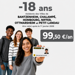 Annuel -18 ans : Bantzenheim, Chalampé, Ottmarsheim, Hombourg, Petit-Landau, Niffer